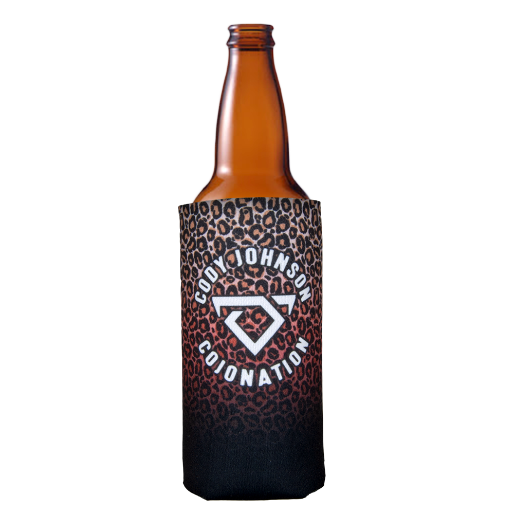 Skinny Leopard Can Cooler