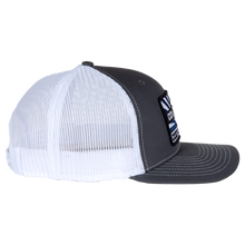Load image into Gallery viewer, COJO Grey Blue Starburst Patch Hat

