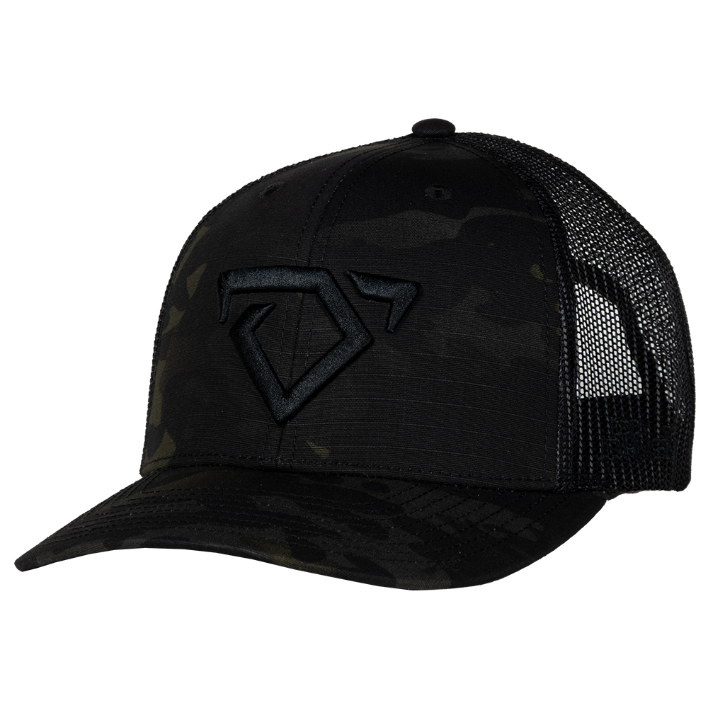 COJO Black on Black Hat with Horns