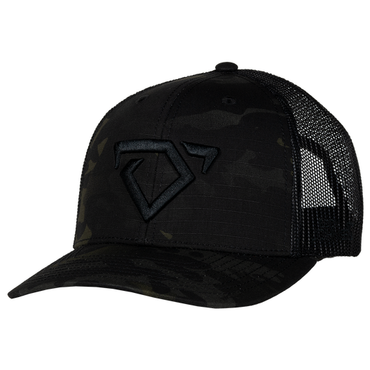 COJO Black on Black Hat with Horns