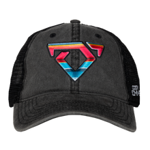 Load image into Gallery viewer, COJO Black Serape Horns Hat
