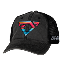 Load image into Gallery viewer, COJO Black Serape Horns Hat
